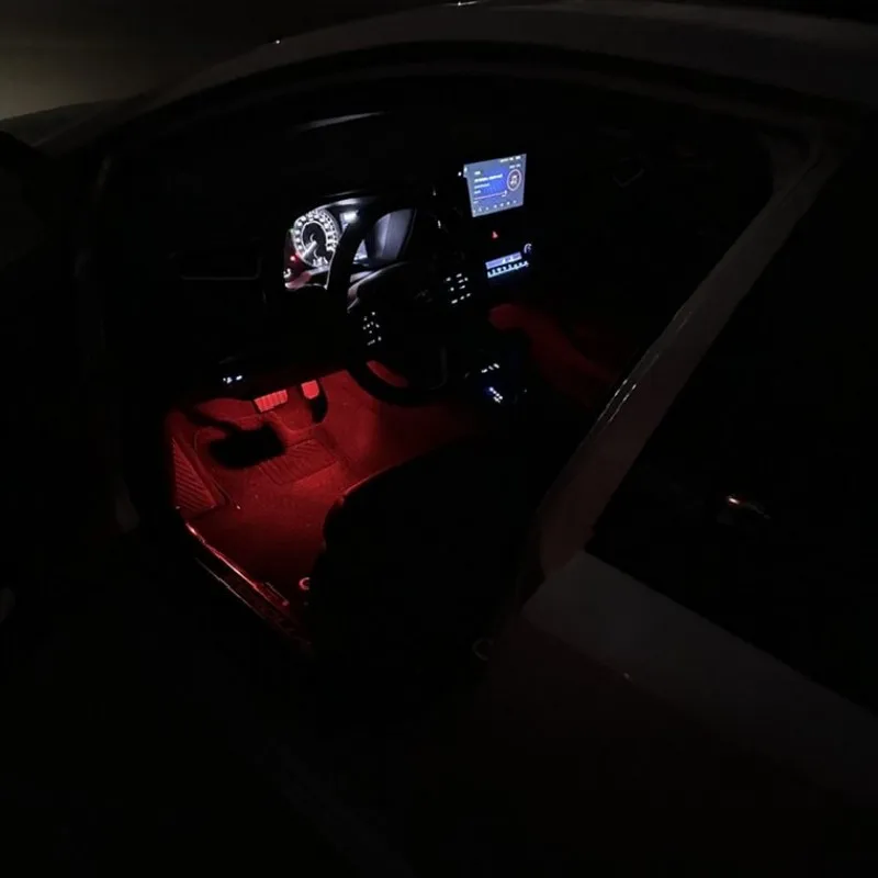 

Для Audi RS7 Sportback C7 4G 2013 ~ 2025 Автомобильное освещение для ног Внутреннее окружающее светодиодное атмосферное неоновое освещение Лампы Простой монтажный комплект