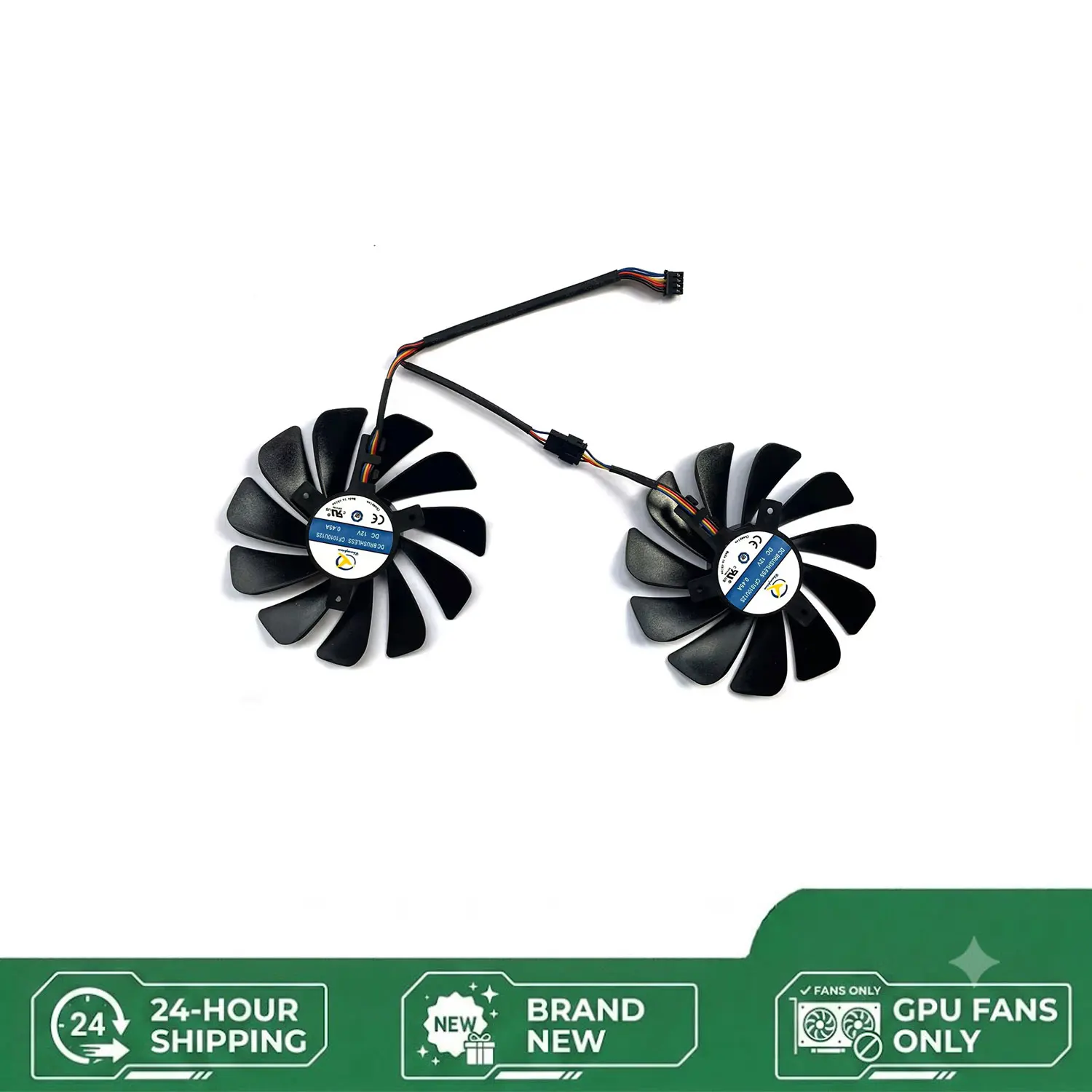 Brand new cooler fan for Asrock Radeon RX 5700 XT 5700XT graphics card CF1010U12S FDC10U12S9-C 95MM 4PIN view 5