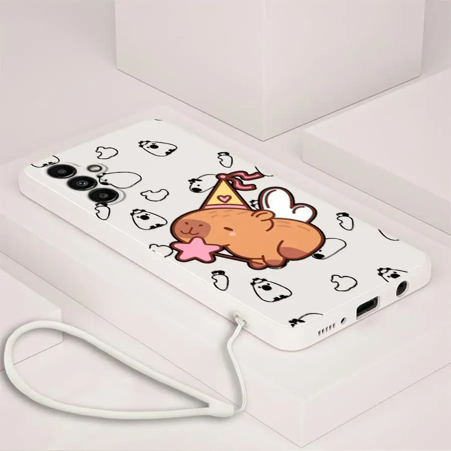 Caypabara Cartoon Cute Phone Case for Samsung Galaxy A13 A14 A16 A22 A52 A51 A11 A12 A35 A36 A26 A34 A24 A15 Soft Cover 