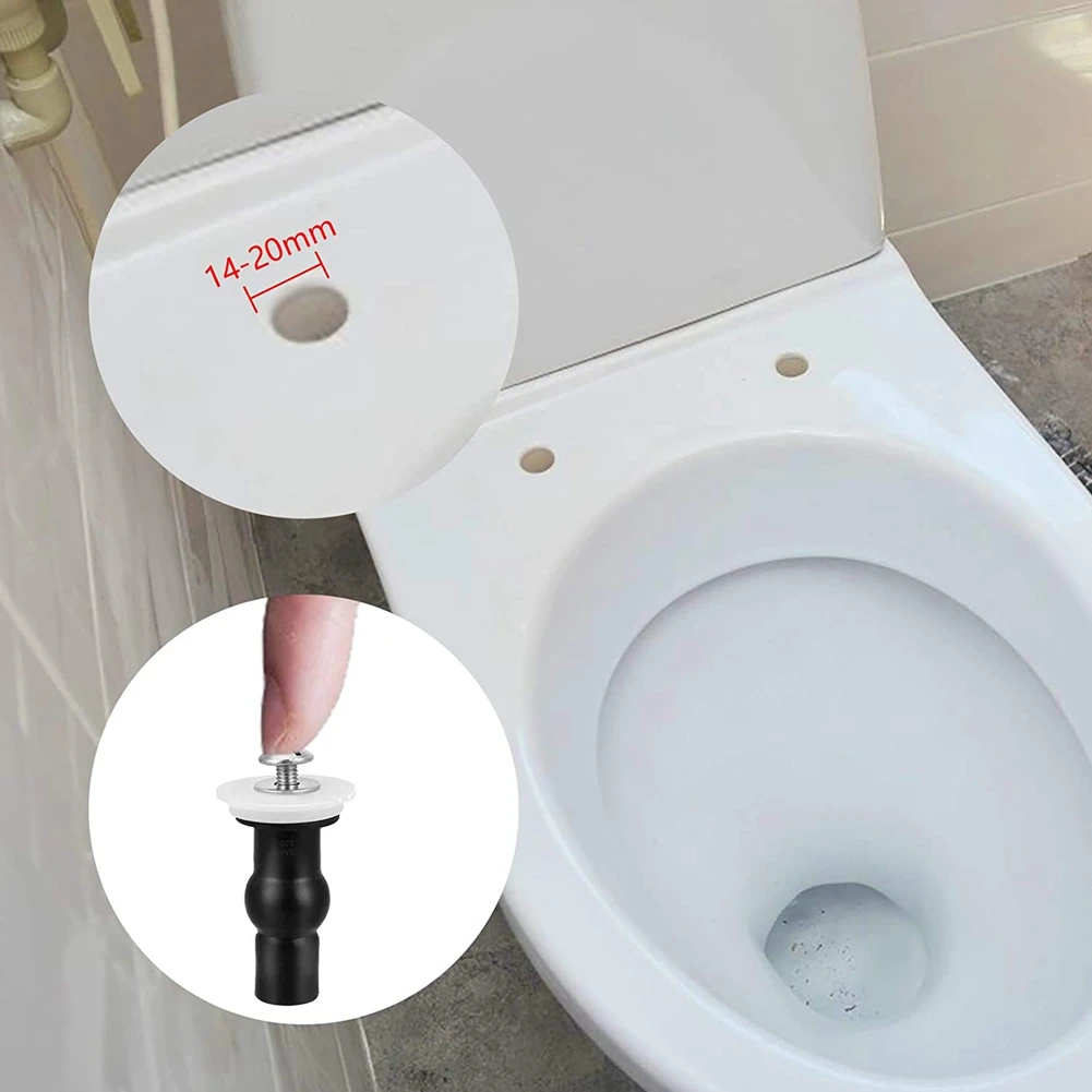 AT29-12X Toilet Seat Screws,Universal Expanding Rubber Screw Top Fixing Hinges Fitting WC Blind Hole Plastic Washers Nut