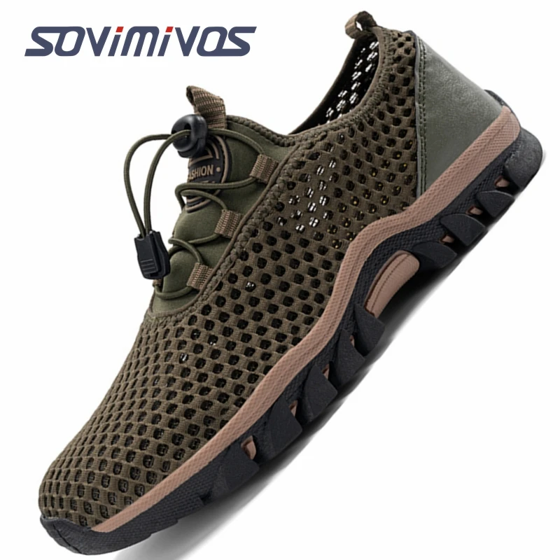 Zapatos de agua de secado rápido para hombre, zapatillas de playa para deportes acuáticos, buceo, senderismo, navegación, viajes, entrenador cruzado minimalista