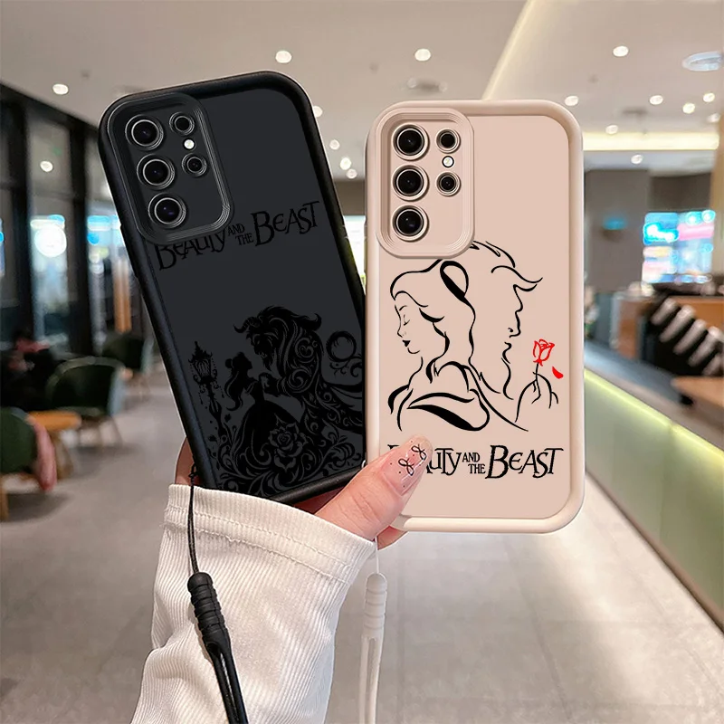 Disney Beauty and the Beast For Xiaomi Redmi 13C 12C 10A 10C 9T 9A 9C Note 13 12 11 10 Pro Plus Eyes Ladder Soft Phone Case