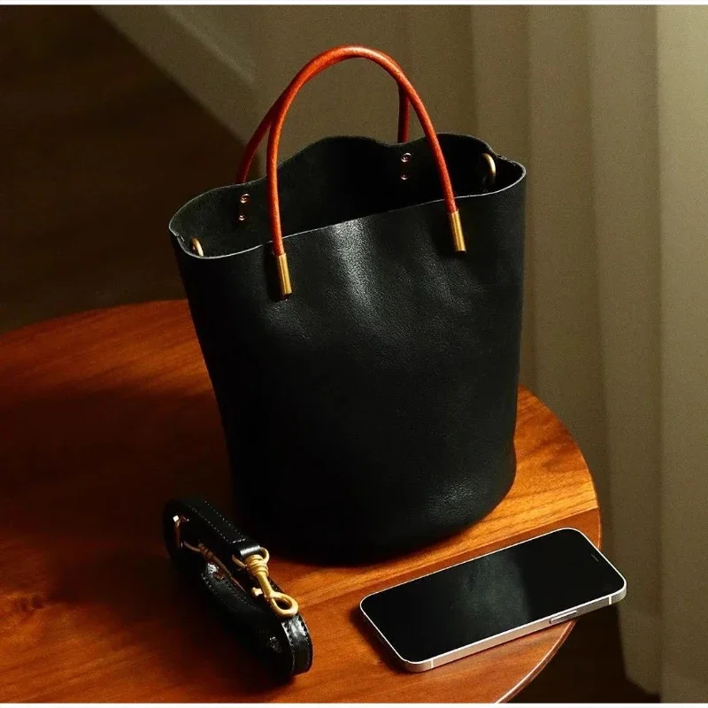 Thumbnail 4 - #39 New Soft Leather Bucket Bags Arrivals