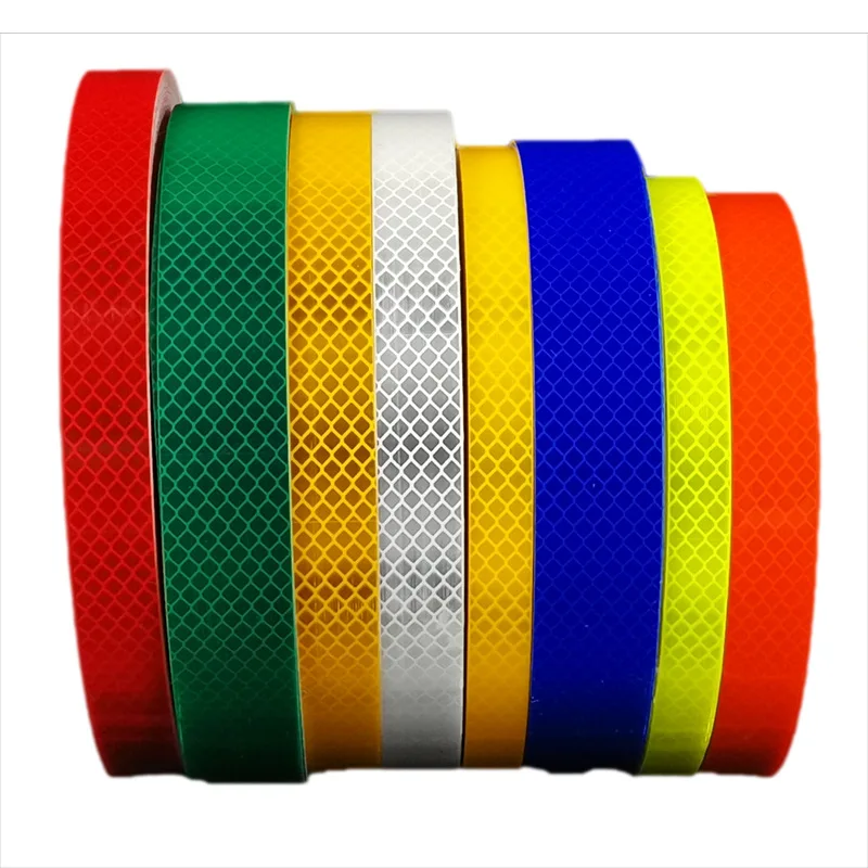 Diamond Grade Car Contour Crash Warning Tape, Scratch Adesivo, Personalidade Faixa Reflexiva, 3cm x 3m