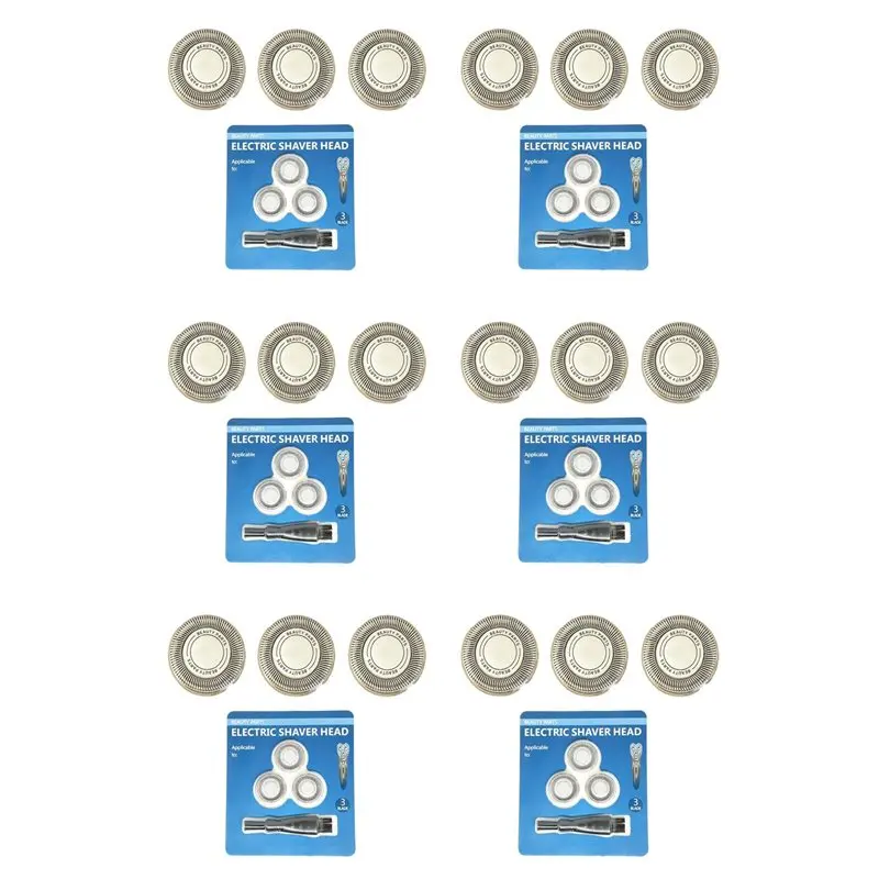 [NEW!A93G】 18X SH71 Replacement Shaving Heads For Norelco Shaver Series 7000 And Angular-Shaped Series 5000, SH71/52