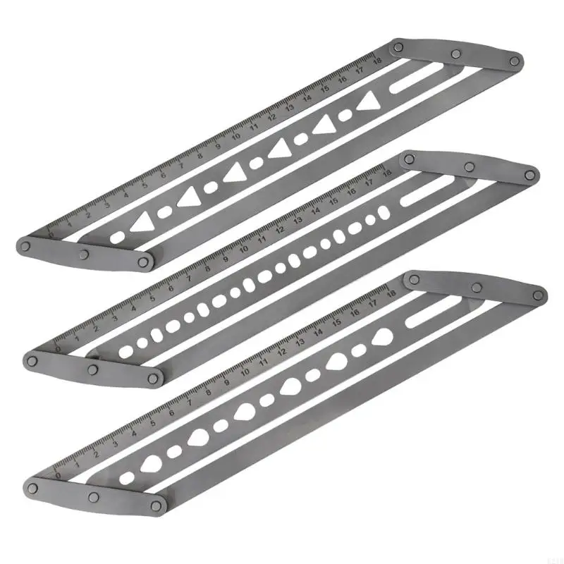 Stainless Steel Belt Punching Template For Leather Belt Watch Strap Crafting 