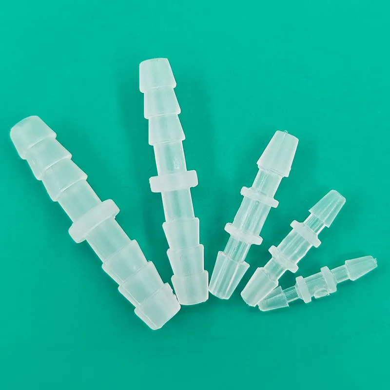 10 قطعة معبد خرطوم بلاستيكي مشترك مستقيم من خلال الأنابيب موصل الخرطوم اكسسوارات 1.61 2.41 3.21 4.1 5.1 مللي متر