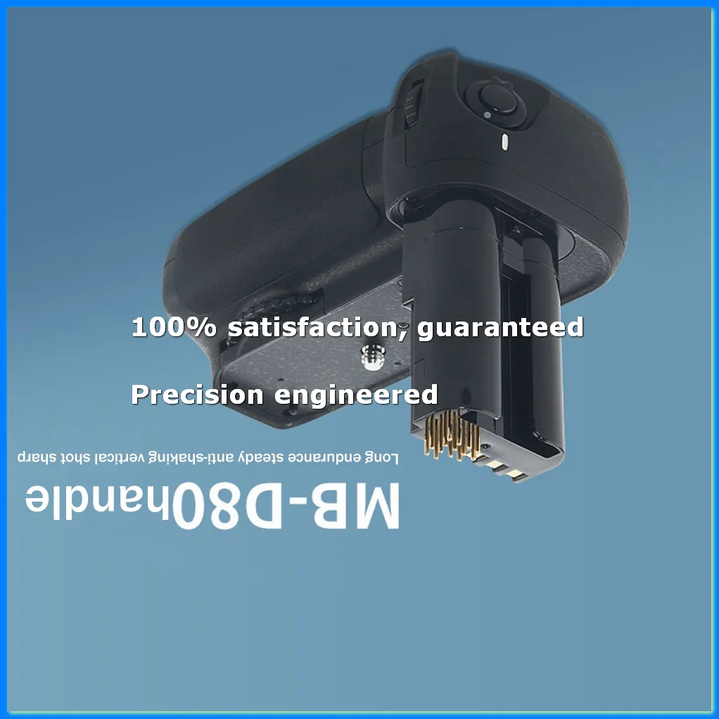 ●MB-D80 Handle SLR Camera Handle Battery Grip Bracket Vertical Shot Anti-Shake Handle for D80 D90 Camera