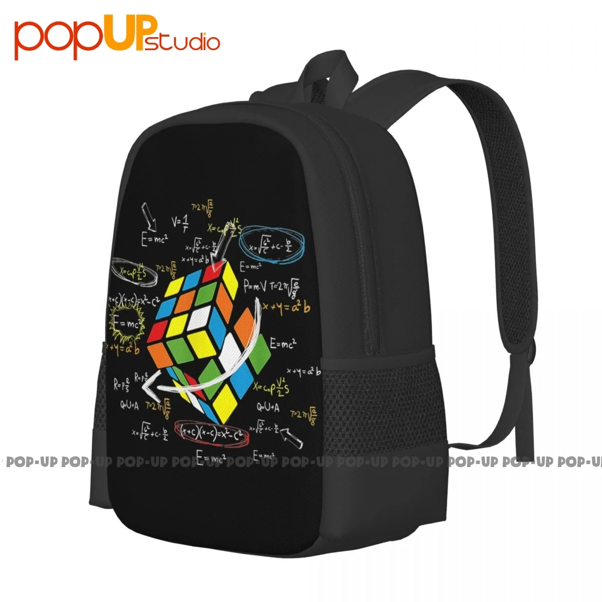 Math Rubik Rubix Rubics Player Cube Math Lovers Full Backpack Large Capacity Gym Gym Tote Bag