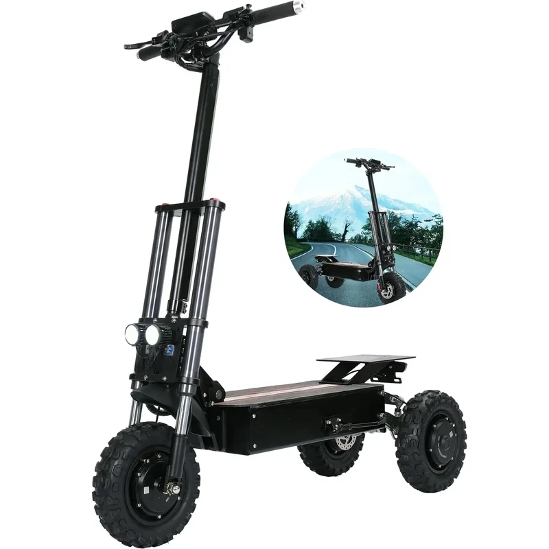 Folding electric tricycle scooter 60v 30ah 3600w adult   three wheel 5000w   for delivery