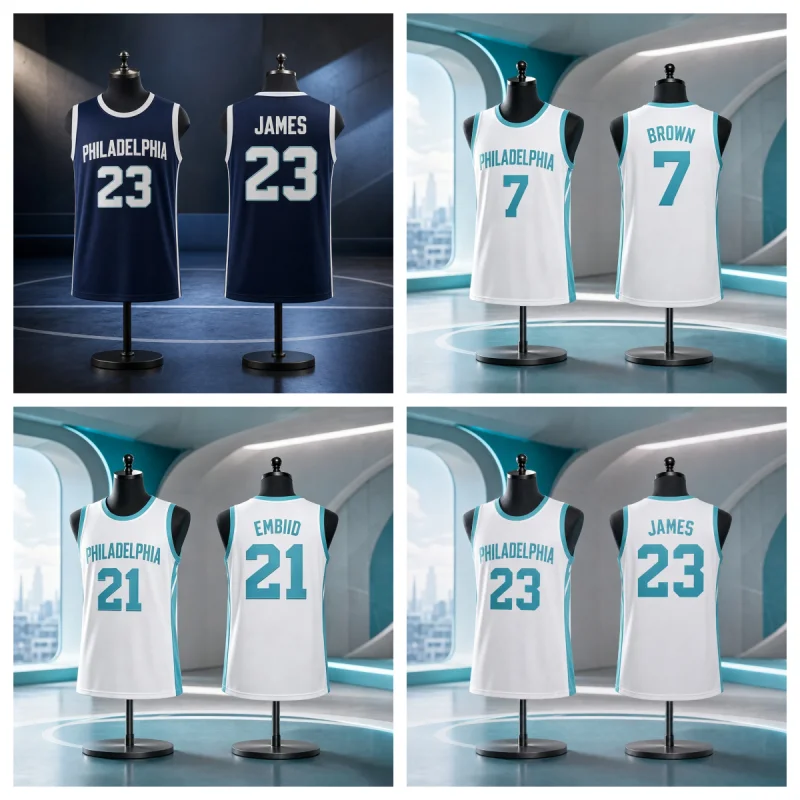 Unisex Schnelltrocknendes Atmungsaktives Basketball-Trikot # 23 # 0 # 77 # 7 # 21 passende Fans-Oberteile für die Familie, bequeme Sportbekleidung 2026