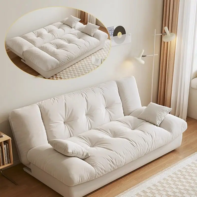 

Sofa bed folding integrated dual-purpose living room small apartment 2025 new cream wind multi-functional sofa