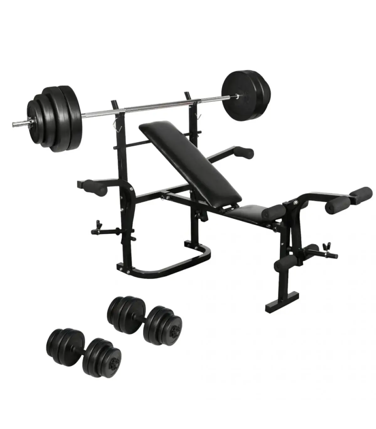 Dumbbell and dumbbell weight lifting machines foldable gym at home