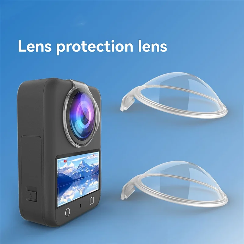 【2025 NEWLY】For DJI OSMO 360 Panoramic Camera Lens Protector Silicone Lens Cover Anti-Collision Anti-Scratch Protective Cover