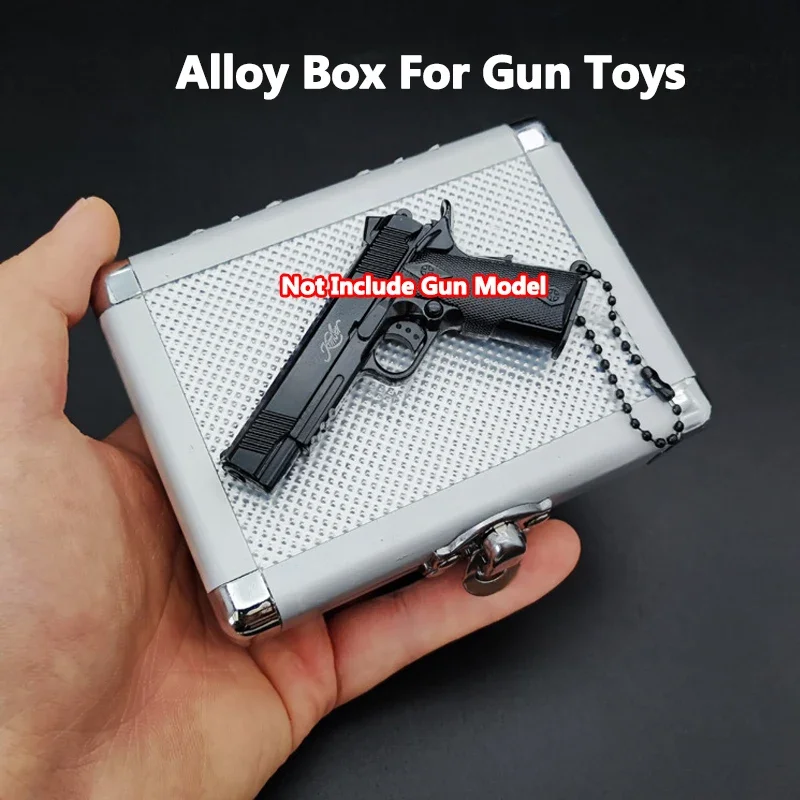 NEW Special Alloy Storage Box for Keychain Toy Gun for Glock 17 Colt 1911 (No Gun Model)