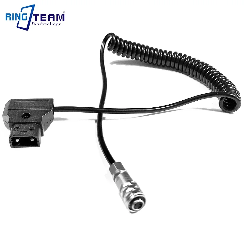 Coiled Power Cable PTAP D-TAP to WEIPU FS6 for Blackmagic Pocket Cinema Camera 4K 6K 6K PRO BMPCC4K Professional Video Equipment
