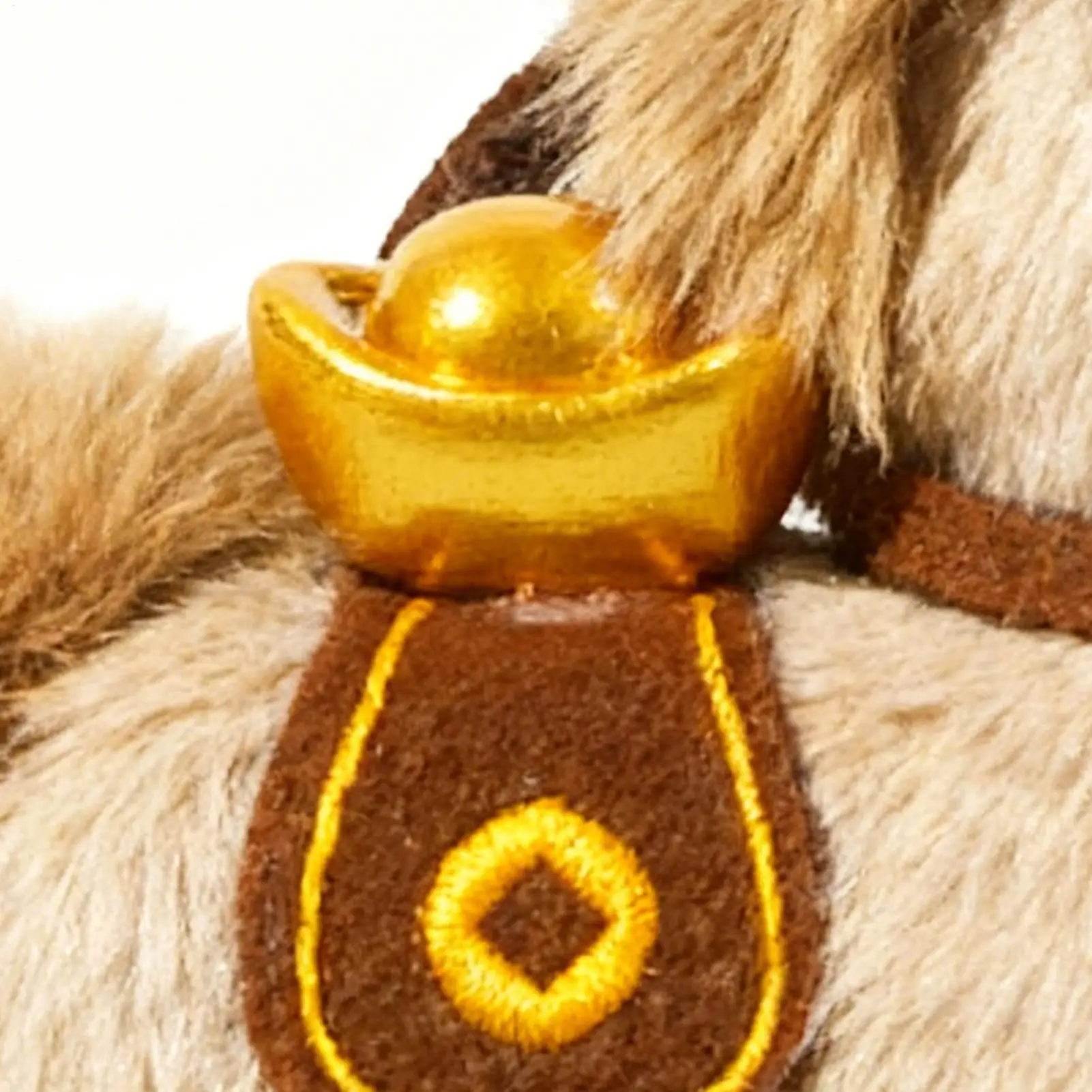 Simpatico cartone animato in peluche Yuanbao Ponys Portachiavi Ciondolo Kawaii Cavallo Anno Portachiavi Zaino squisito Decorazione Accessori Regali