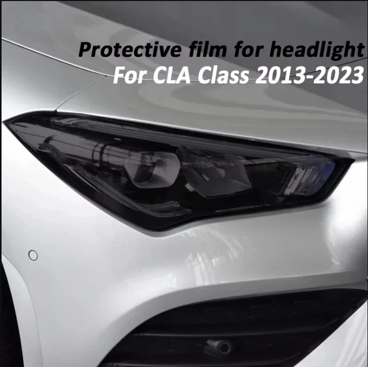 For Mercedes Benz CLA Class C117 X117 W117 C118 X118 AMG CLA45 35 Car Headlight Tint Black Protective Film Taillight TPU Sticker