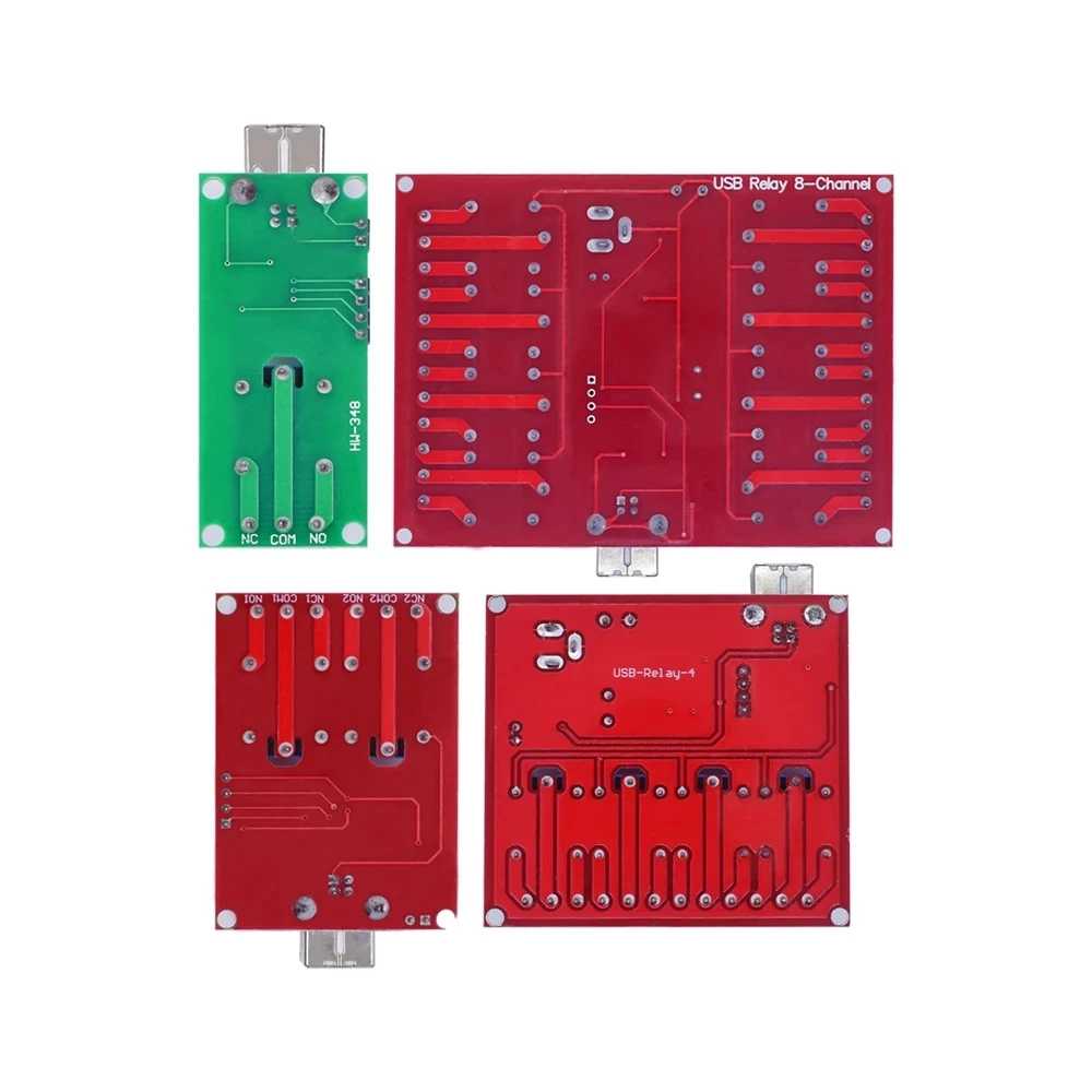 5V 12V 1 2 4 8 Channel USB Relay Control Switch Programmable Computer Control For Smart Home PC Intelligent Controller