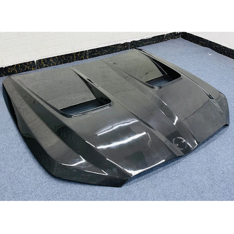 High Quality Wgd‑Style Dry Carbon‑Fiber Engine Hood, Simple‑installation Auto Tuning Parts