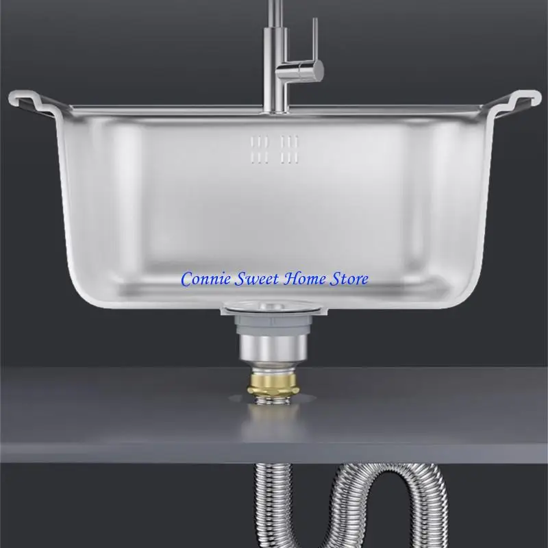 

LXAF Not Odor Kitchen Sink Drainages System with High Flows Efficiency Strong Sink Drain Pipe Accessory for Household Use