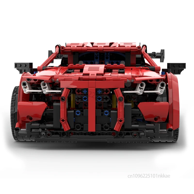 1494Pcs 기술 M4 GT-3 자동차 6 엔진 Supercar 빌딩 블록 모델 스포츠 레이싱 차량 벽돌 DIY 어린이 장난감 생일 선물