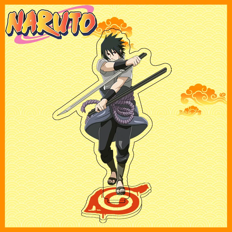 Naruto Uchiha Sasuke & Hatake Kakashi Acrylic Figure Display Stand