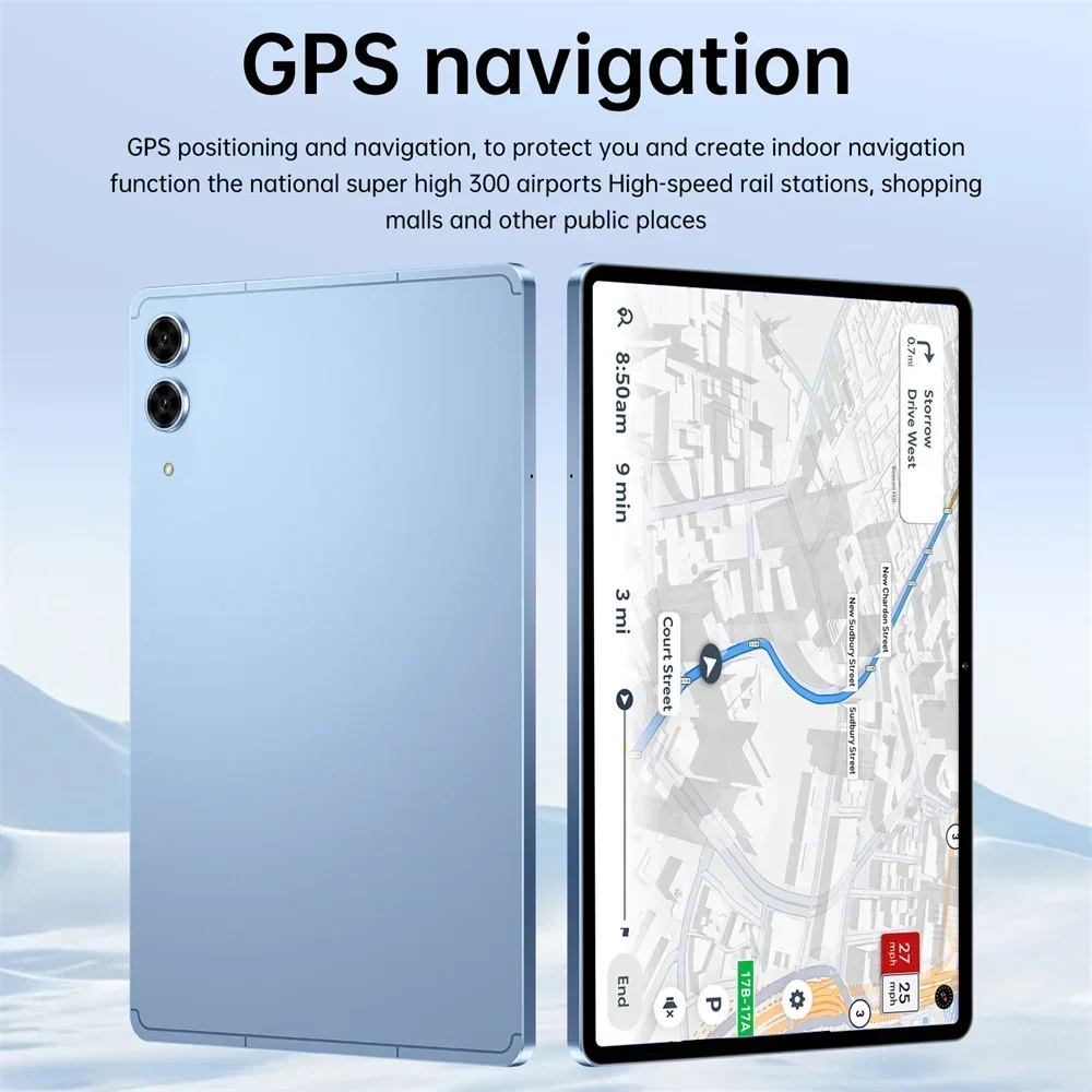 CHOTOG NEW Pad 7s Pro Tablet 10.1 Inch Android 15 Tab PC 16+32MP Camera 10000mAh Face Unlocked 5G Dual SIM Long Battery Wifi GPS Tablets For Children's Kids With Keyboard Laptop