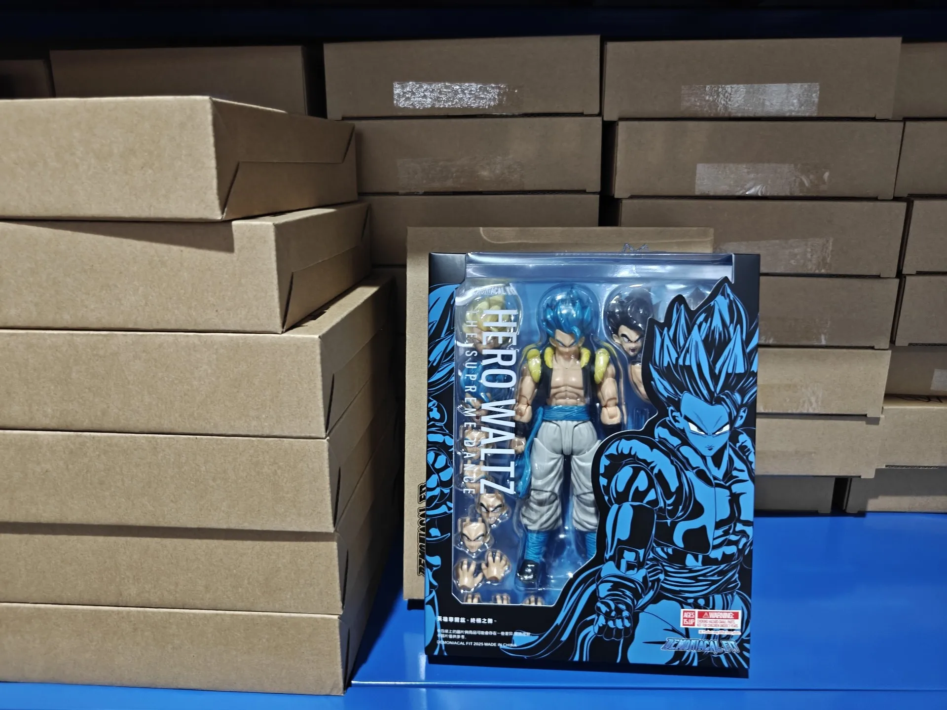 ﻿   ฟิกเกอร์โกจิต้า ดีไซน์ดิบเถื่อน ดราก้อนบอล Z ซูเปอร์ไซย่า บลู โกจิต้า ฮีโร่ วอลท์ซ เดอะ ซูพรีม แดนซ์ อนิเมะ แอคชั่น ฟิกเกอร์ โมเดล ของเล่น