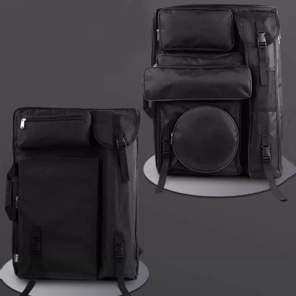 Portable Canvas Sketching Tools Art Bag Waterproof Durable Sketch Storage Bag Large Capacity Drawing Board Bag Travel