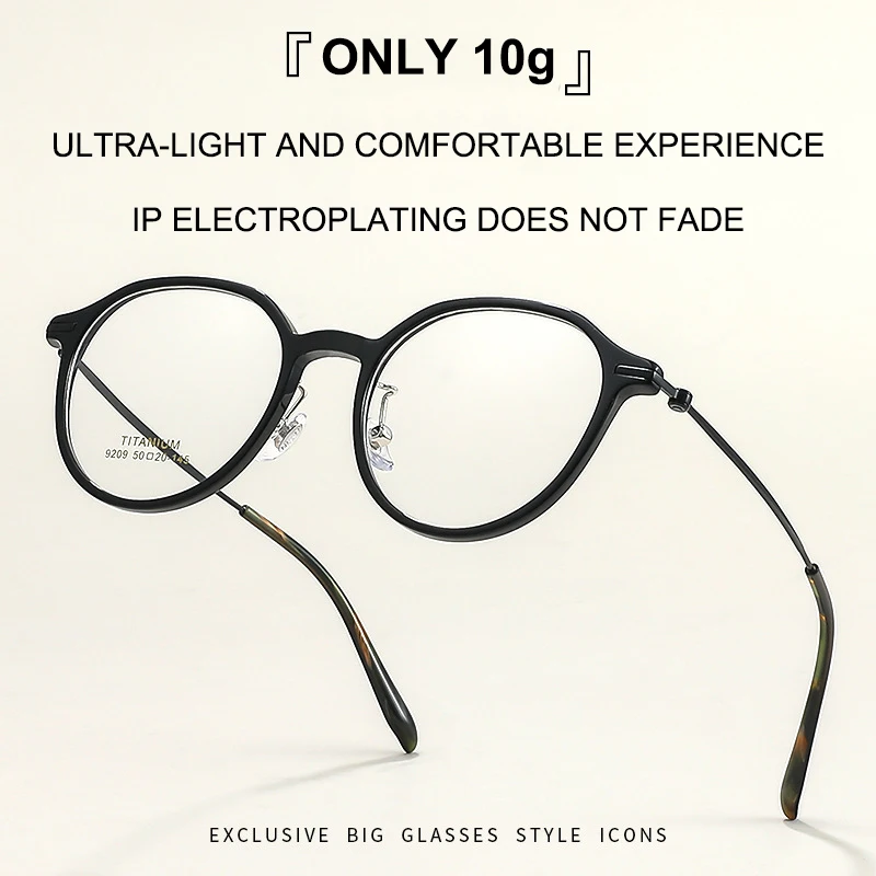 إطار نظارات مستدير مربع خفيف للغاية من الأسيتات نظارات نسائية كلاسيكية وعصرية نظارات رائعة وأنيقة للسيدات