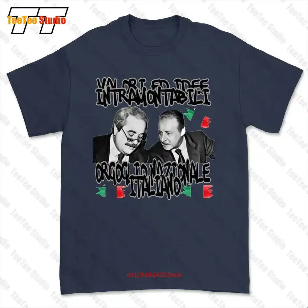 Giovanni Falcone Paolo Borsellino Antimafia-Eroi T-shirt Tee LML8 image 2