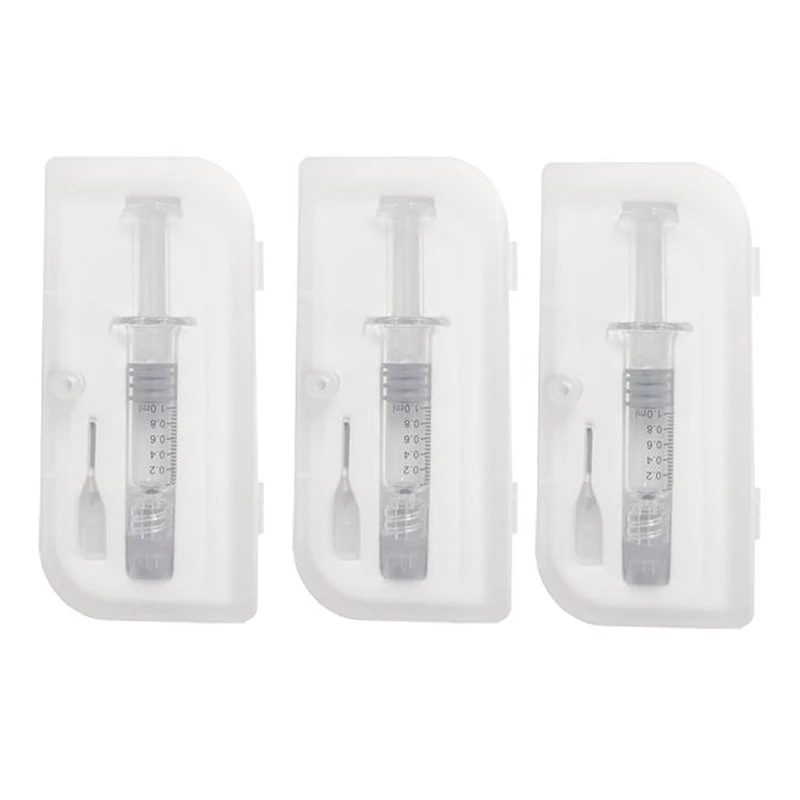 1ml Glass Syringe Borosilicate Glass Prefillable Syringe Optional Capacity Heat-resistant Reusable Borosilicate Glass