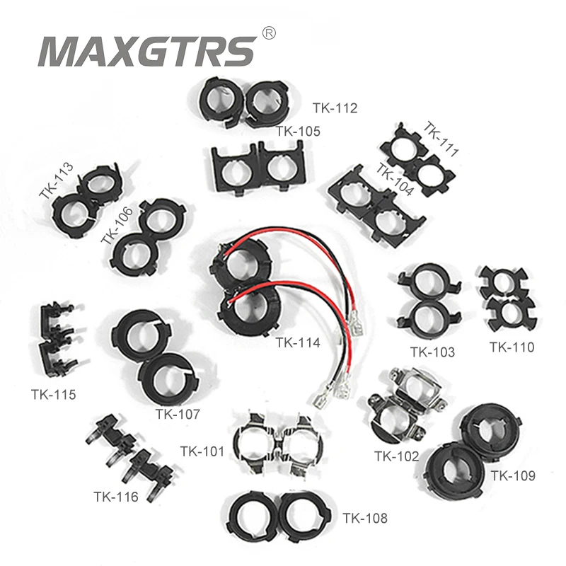 H1 LED H7 Bulb Holders Adapters Base for BMW Audi VW Magotan Buick NISSAN Citroen Peugeot Focus Kia HYUNDAI Skoda Octavia