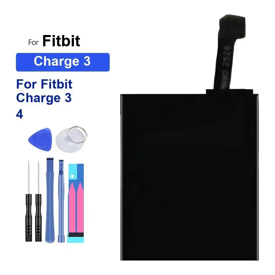 Sports Wristband Battery 70mAh For Fitbit Charge 3 4 Reliable Power Supply Long Lasting
