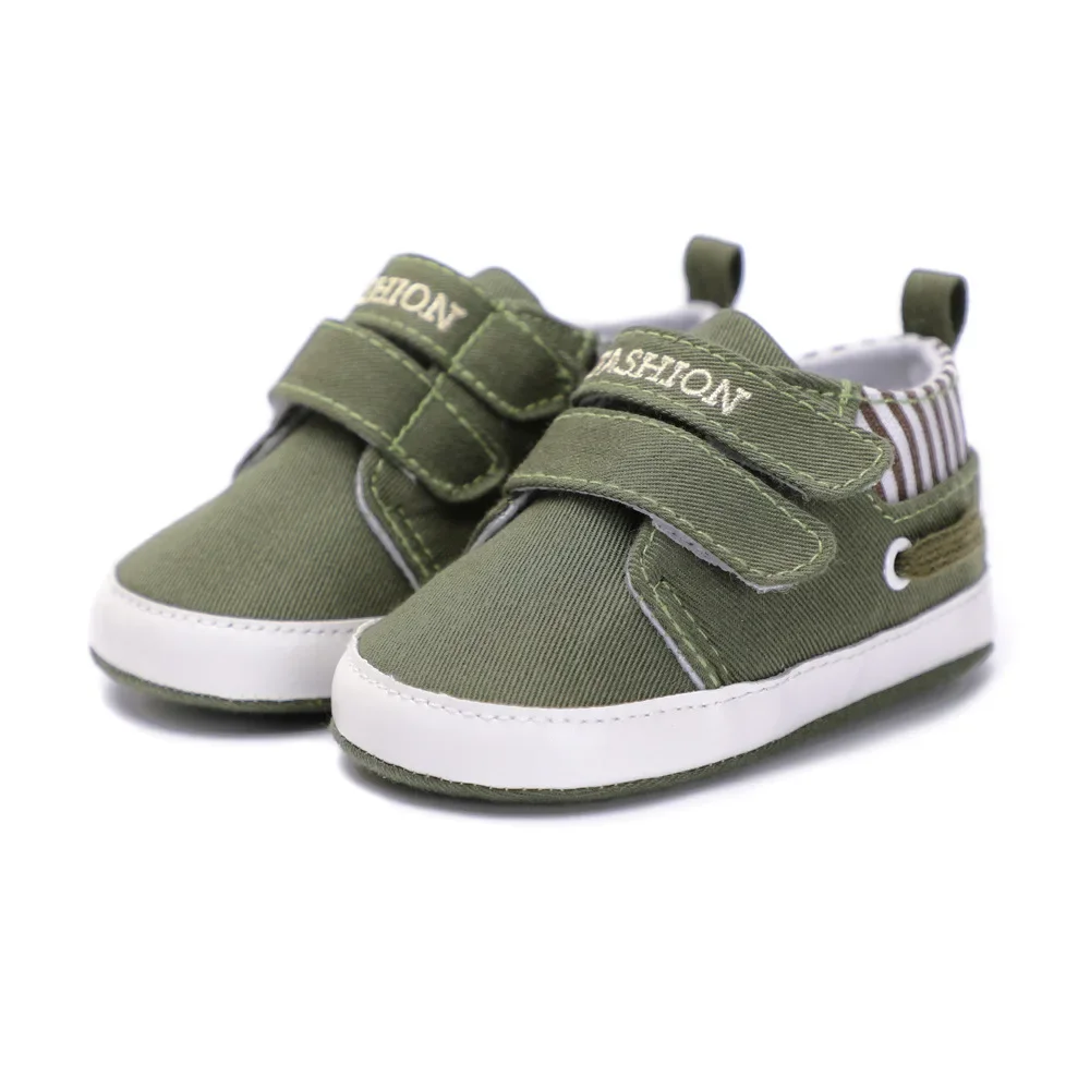 Baby Baby Jongen Meisje Schoenen Canvas Katoenen Anti-Slip Zool Zachte Pasgeboren Peuter Wieg Schoenen Sneaker Eerste Wandelaars Mocassins Schoenen