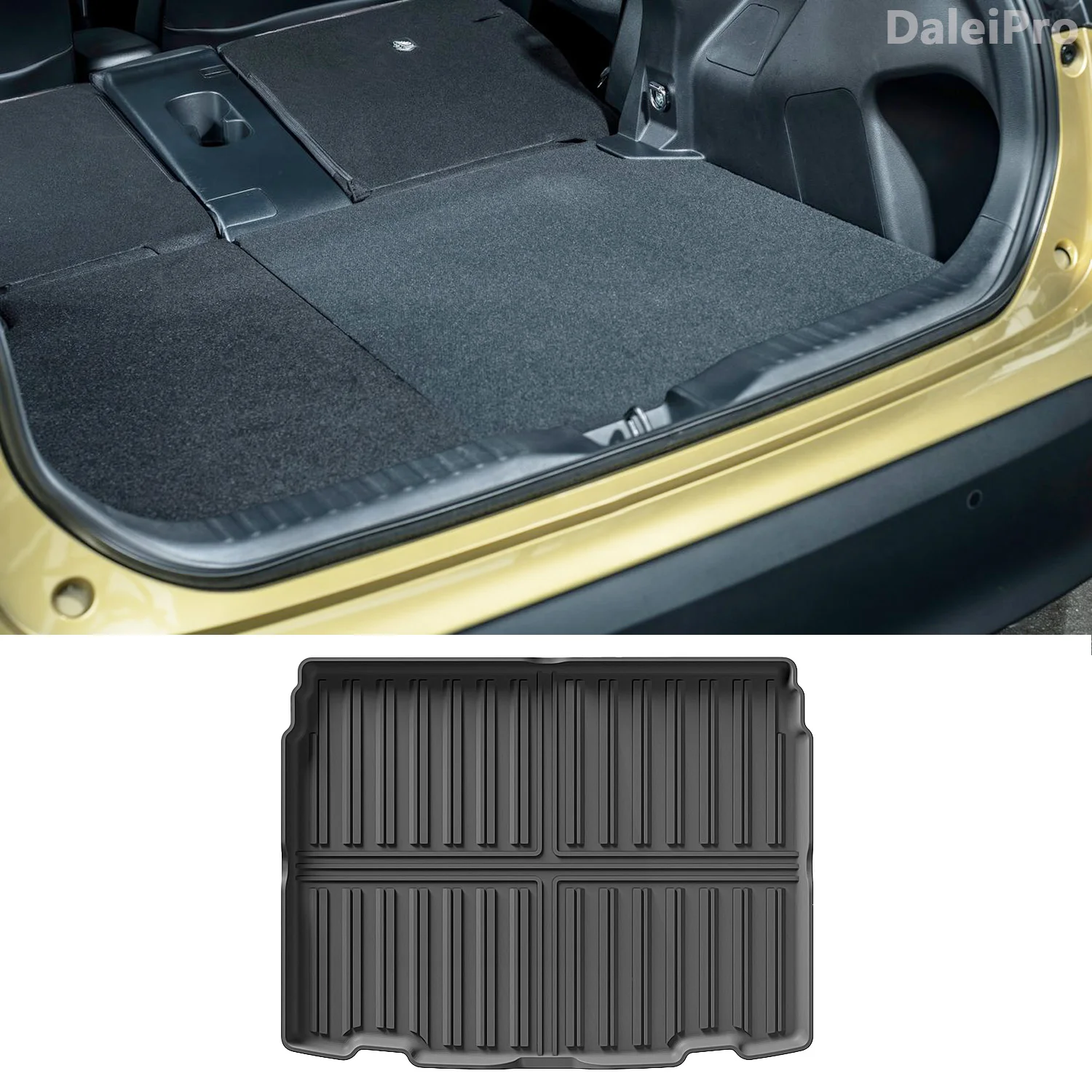 For Toyota Yaris Cross 2021 2022 2023 2024 Trunk Mats All Weather Cargo Liner Custom Fit Cargo Mats 3D TPE Cover Car Accessories