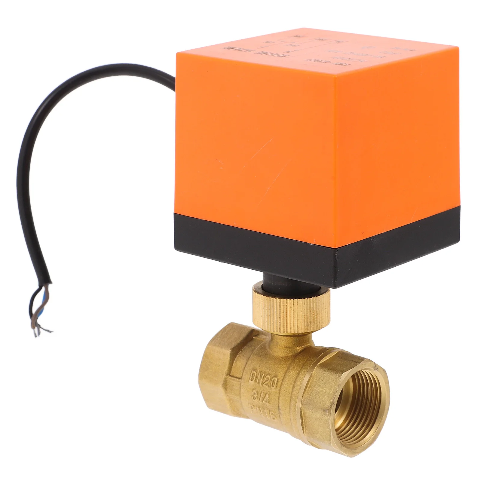 

Electric Ball Valve Motorized 3 Wire Two Control Micro Npt Thread Fan Coil Unit Valve Durable Brass Hvac Control