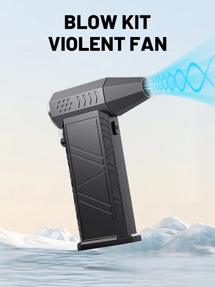 

260000 RPM Pocket Dust Blower X9 Mini Turbo Jet Fan 8000mAh Rechargeable 58m/s Turbo Violent Fan Powerful Blower for Cleaning