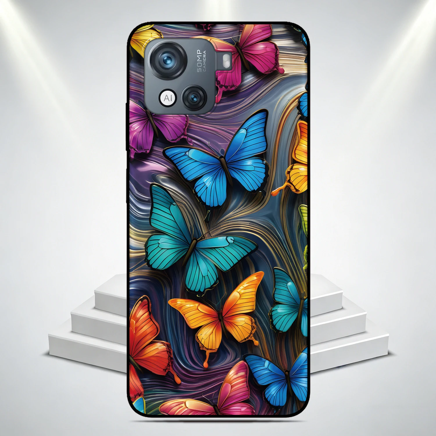 Butterfly Fairy Phone Case For ASUS Zenfone 10 9 8 Flip 5z ROG Phone 2 3 5 5s 6 7 Pro ZS630KL ZS661KS Custom Image Back Cover - view 5