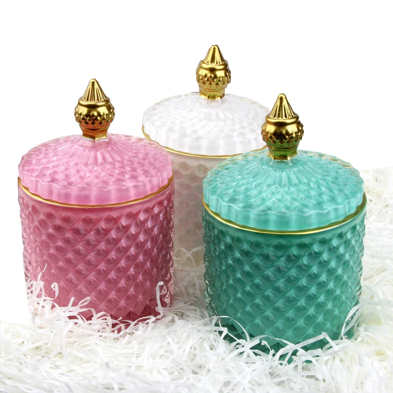 10OZ Big Candle Room Incense Decoration Christmas Candle Aromatherapy Candle Luxury Glass Jar Soybean Candle