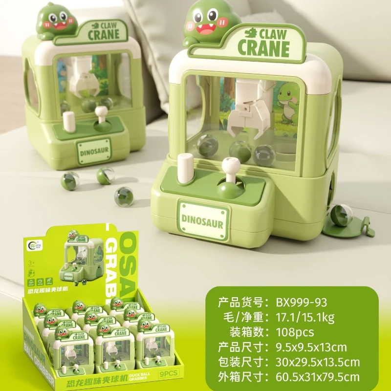 Dinosaur Fun Ball Grab Machine Cute Multifunctional Ball Grasping Machine for Children, Educational Early Education Toy