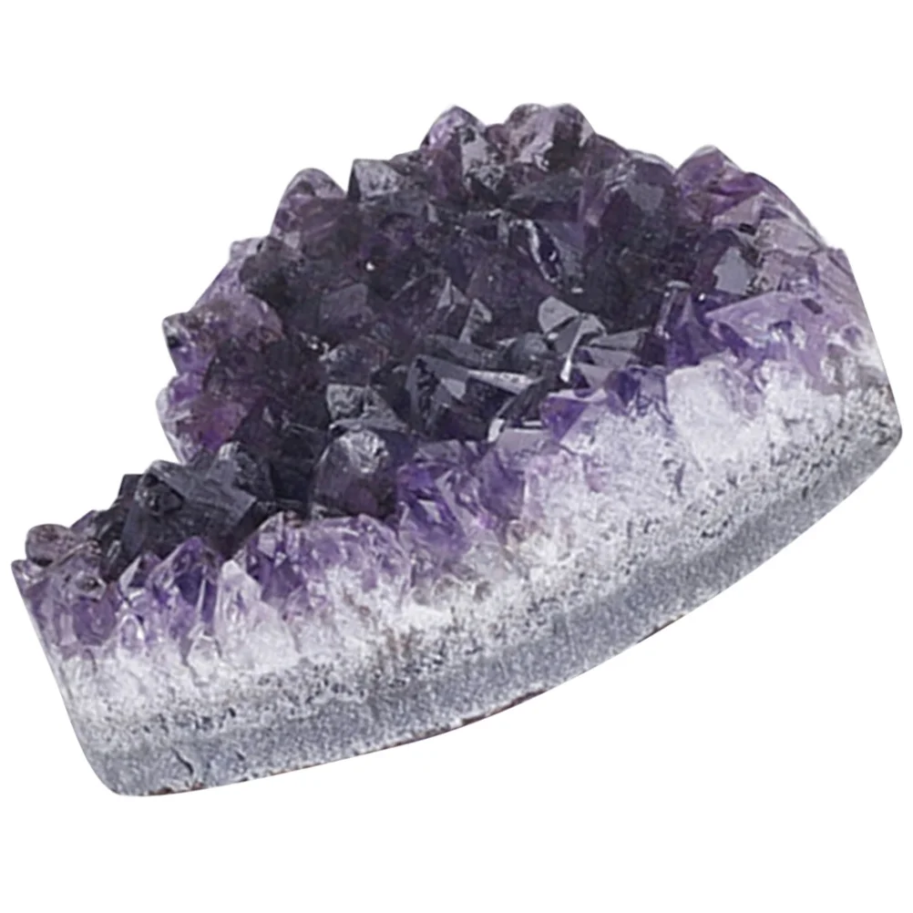 

Heart Crystal Stone Ornament Natural Amethyst Decorative Home Bedroom Office Table Decor Blessing Gift Crystal Stone