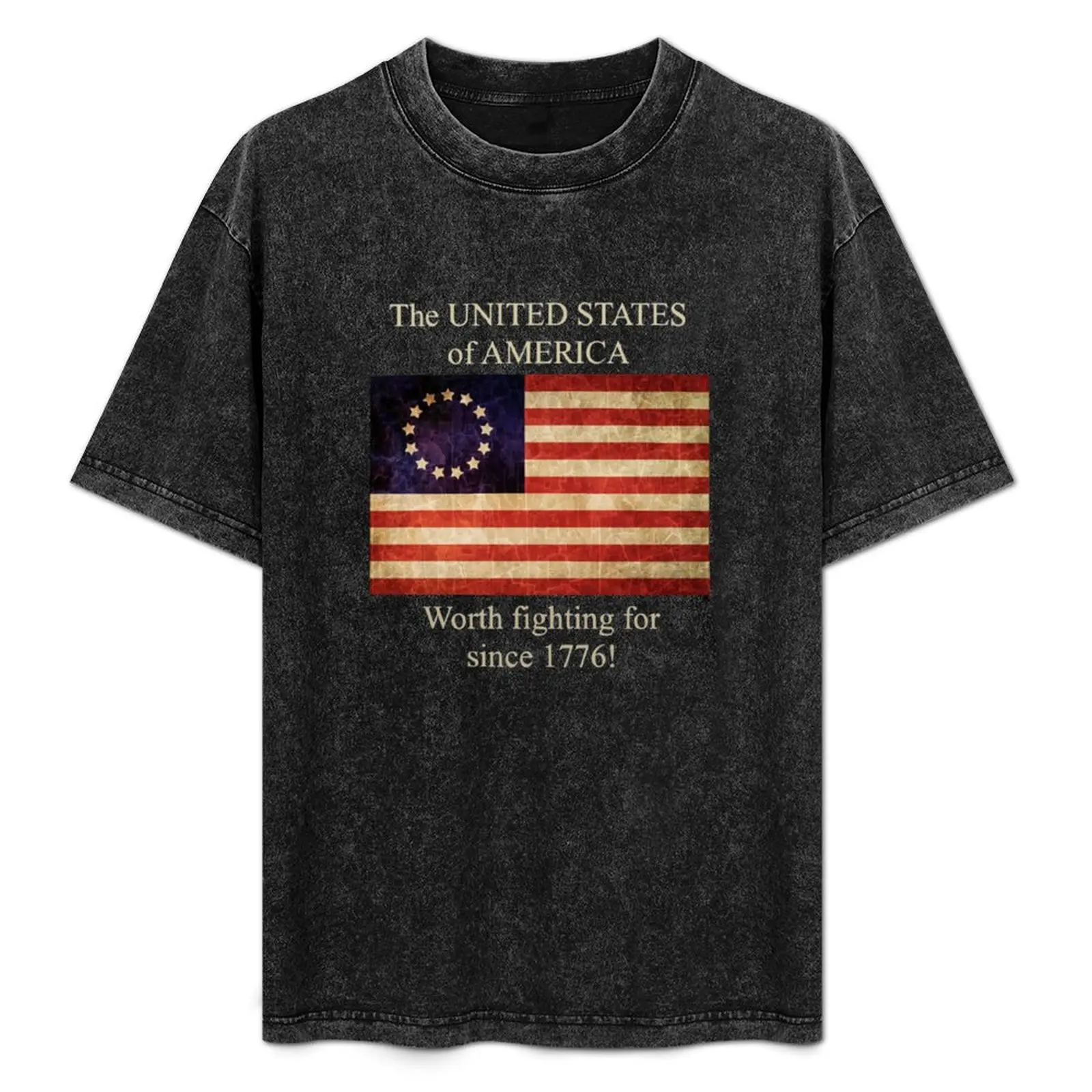 

WORTH FIGHTING FOR SINCE 1776! T-Shirt Anti-Perspiration Workout Top