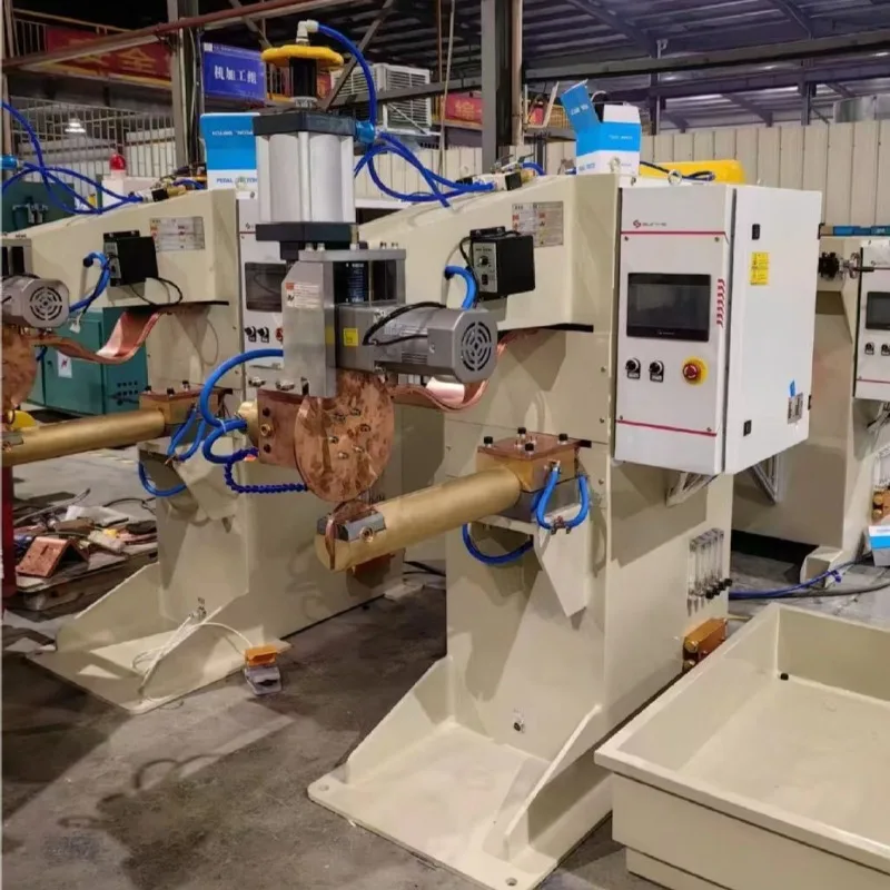Deposit Price AC Resistance Seam Welder Titanium Magnesium Alloy Welding Machine Resistance Transverse Automatic Roll Welder
