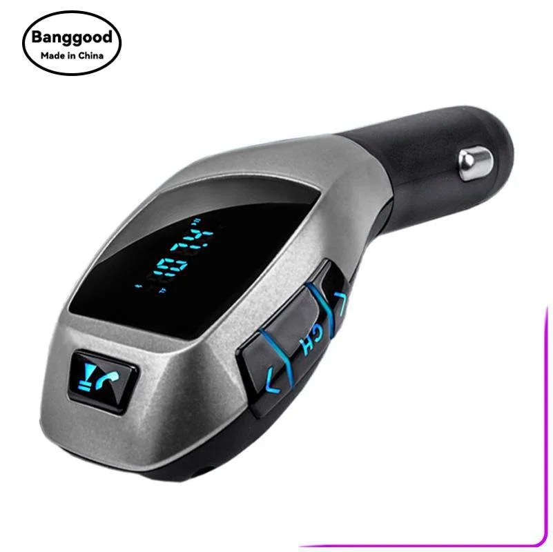 

Wholesale X5 Car Bluetooth Mp3 Player Blue Light Button and LED Display, Support Card Insertion To Play Music