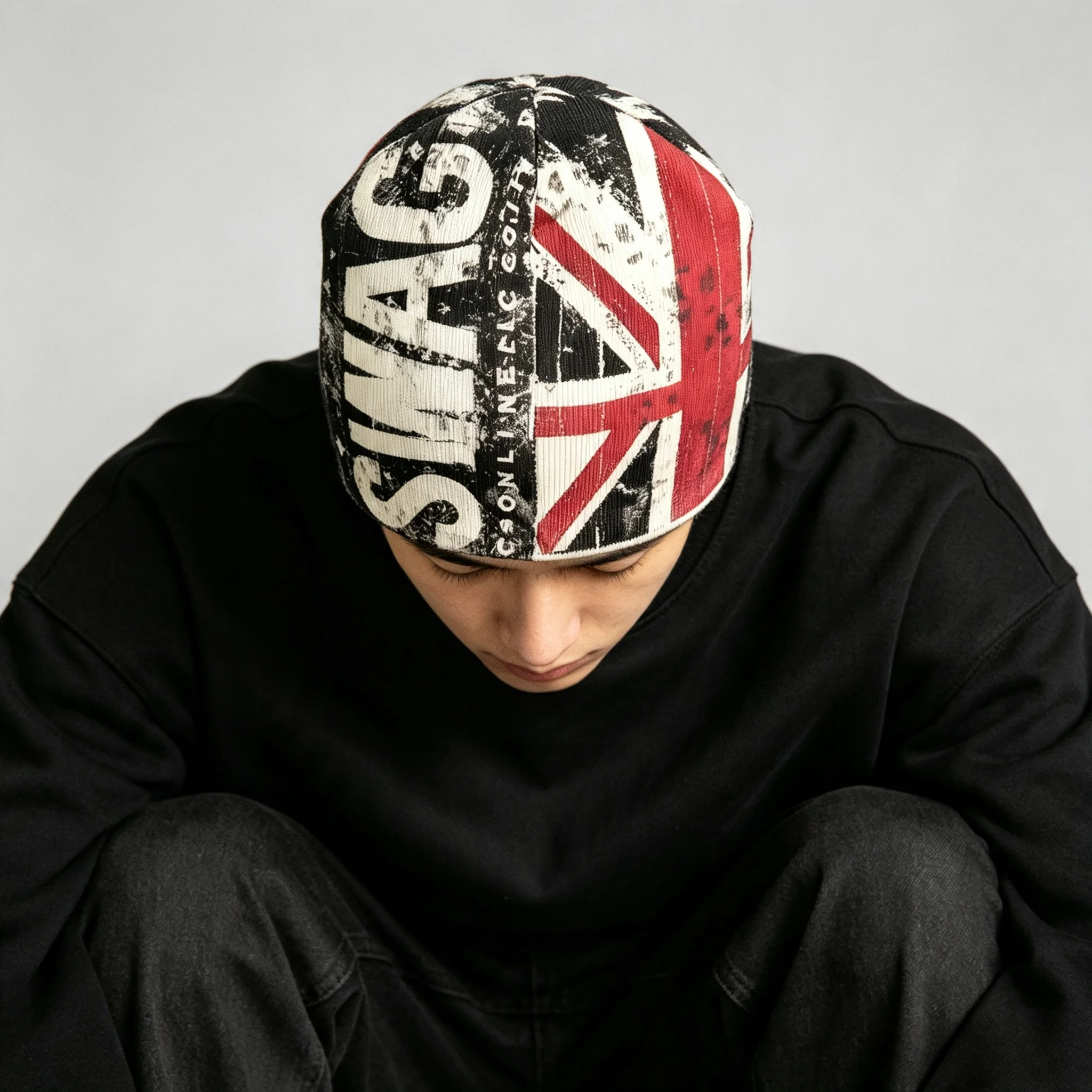 Street Fashion Uk - Retro Distressed UK Flag SWAG Letter