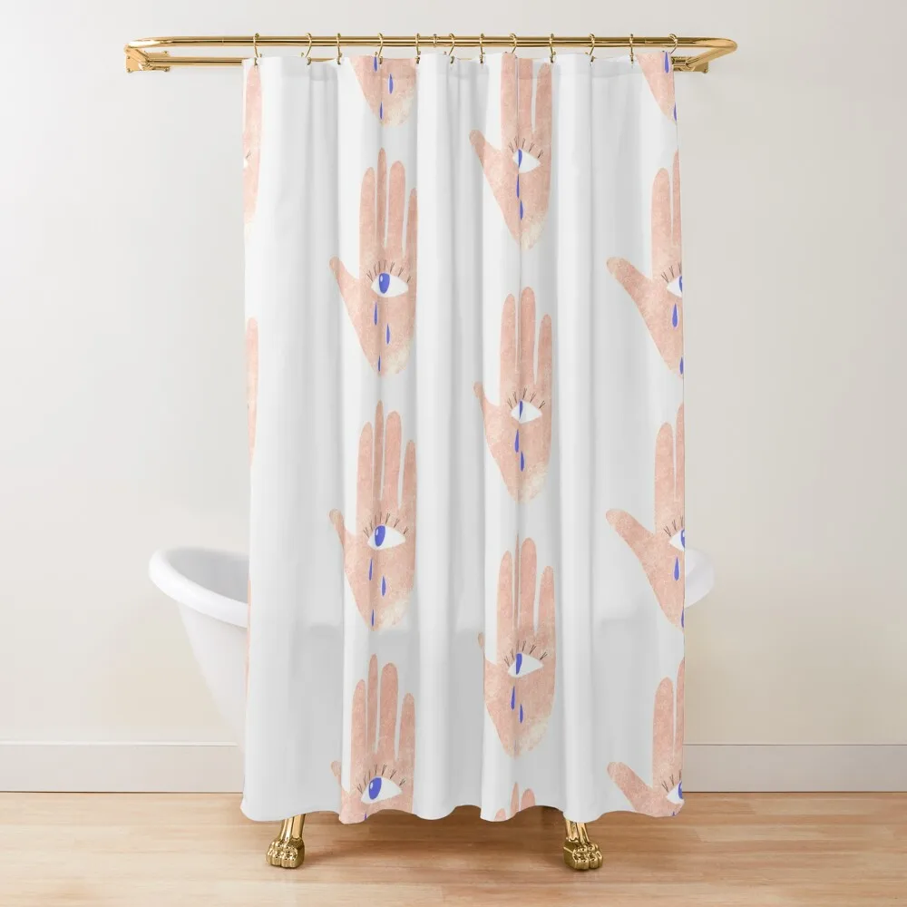 

hand eye design Shower Curtain Luxury Bathroom Shower Waterproof Fabric Shower For Bathroom Set Curtain