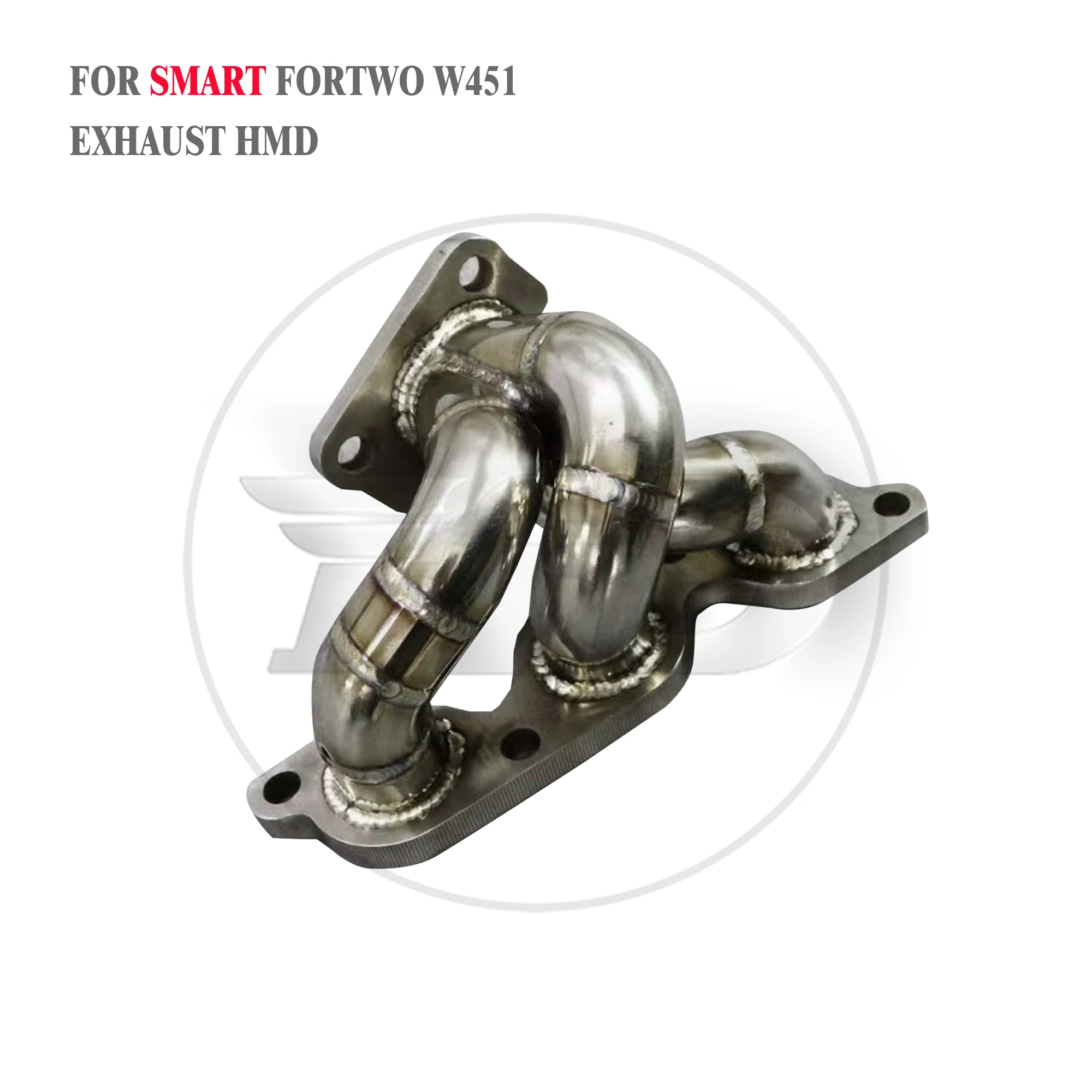 HMD Exhaust System High Flow Performance Headers for Smart Fortwo Coupe W451 Test Manifold