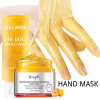 Beeswax Hand Mask & Mango Moisturizing Hand Wax Natural Ingredients Nourish Soften Treatment Hand Cream Wax Scrub Hand Care Mask